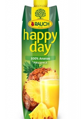 Ananászlé, 100%, 1 l, RAUCH "Happy day"