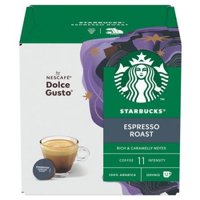 Kávékapszula, 12 db, STARBUCKS by Dolce Gusto®, "Espresso Colombia Medium Roast"