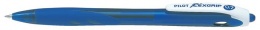 Golyóstoll, 0,22 mm, nyomógombos, PILOT "Rexgrip", kék